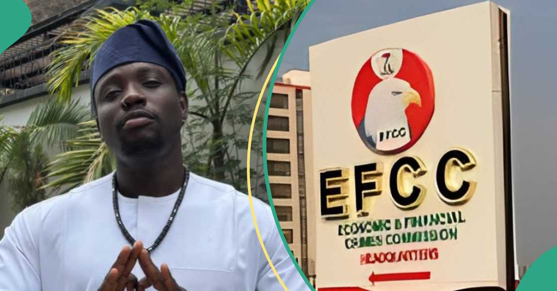 EFCC says social media activist VeryDarkMan was arrested over multiple petitions EFCC says social media activist VeryDarkMan was arrested over multiple petitions