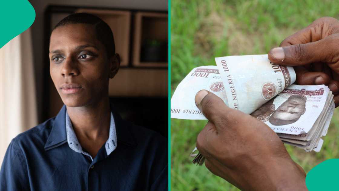 Man spends money given to him to keep. Man spends money given to him to keep.