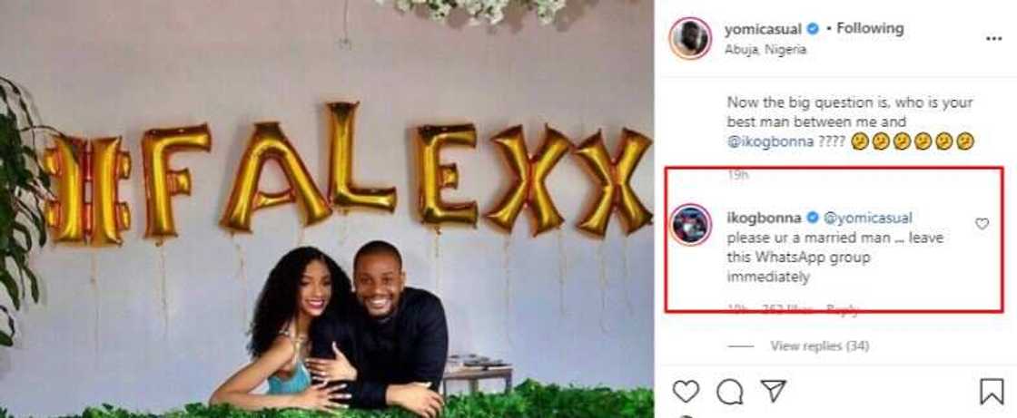 IK Ogbonna and Yomi Casual Fight Over Who Will Be Alex’s Best Man, Actor Surprises Them With His Reply IK Ogbonna and Yomi Casual Fight Over Who Will Be Alex’s Best Man, Actor Surprises Them With His Reply