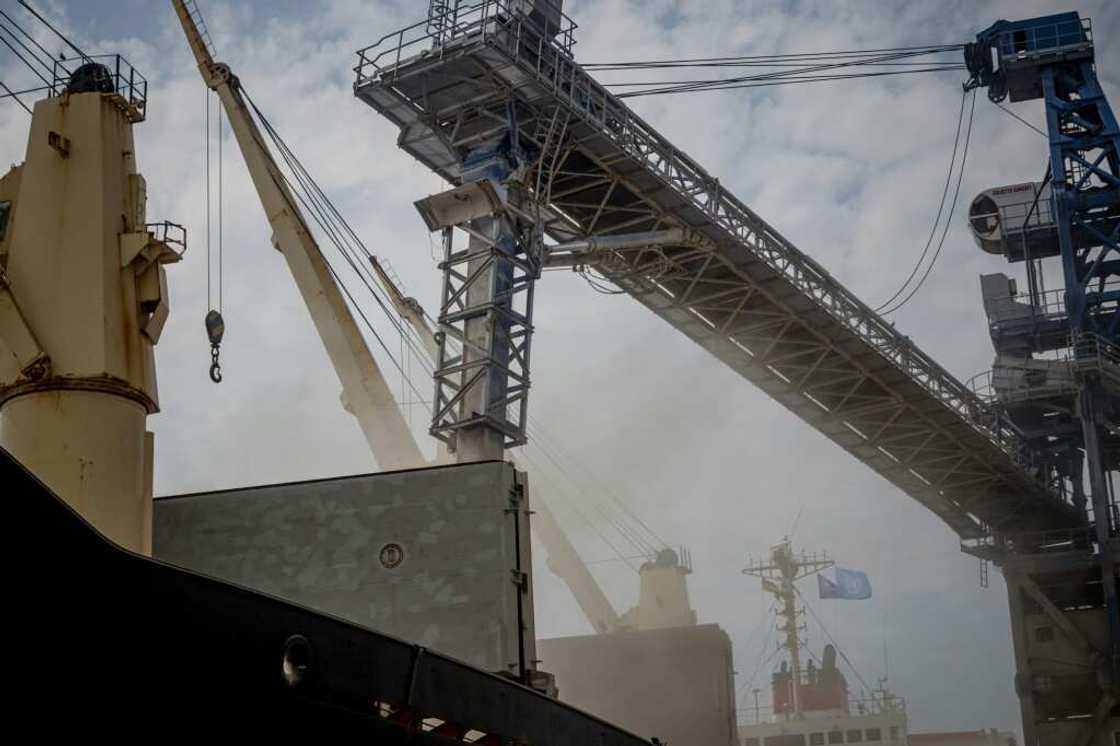 The first UN-chartered vessel MV Brave Commander loads more than 23,000 tonnes of grain to export to Ethiopia in August 2022 The first UN-chartered vessel MV Brave Commander loads more than 23,000 tonnes of grain to export to Ethiopia in August 2022