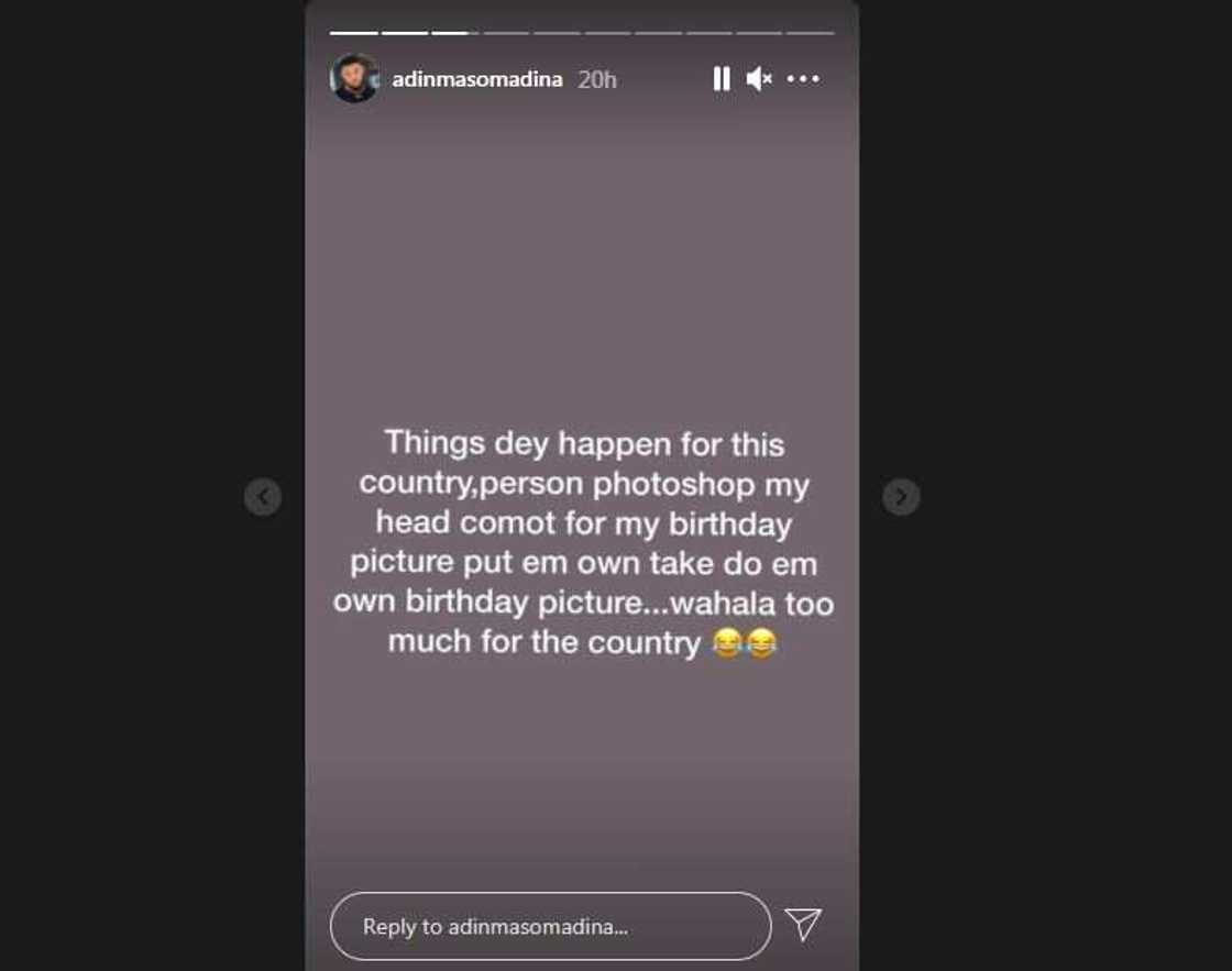 Actor Adinma Somadina in Shock After Discovering Man Edited His Photos to Celebrate Birthday Actor Adinma Somadina in Shock After Discovering Man Edited His Photos to Celebrate Birthday