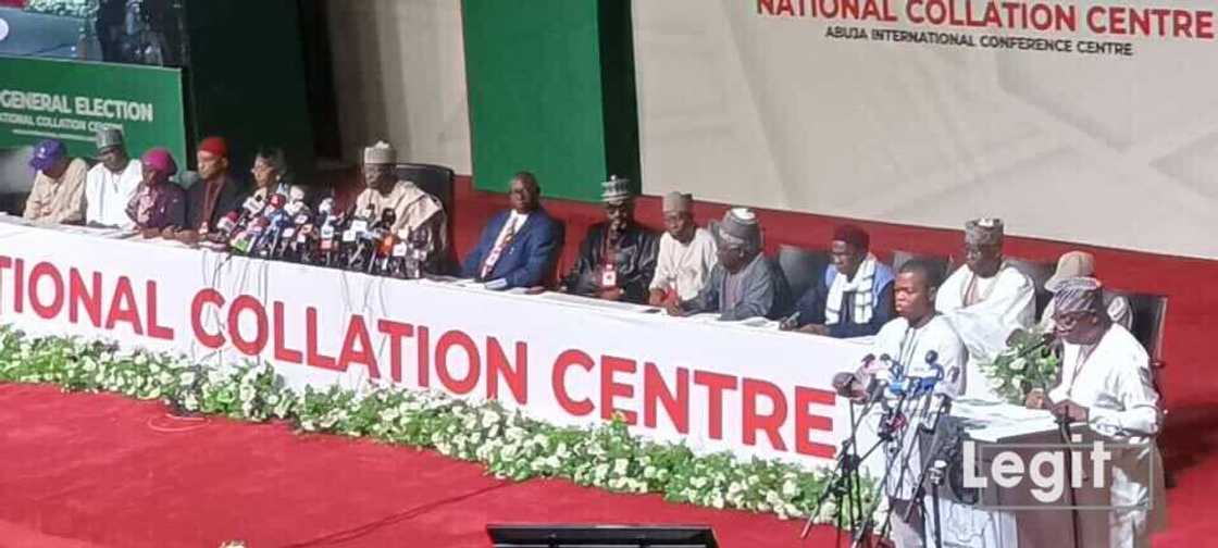 INEC Collation Centre INEC Collation Centre