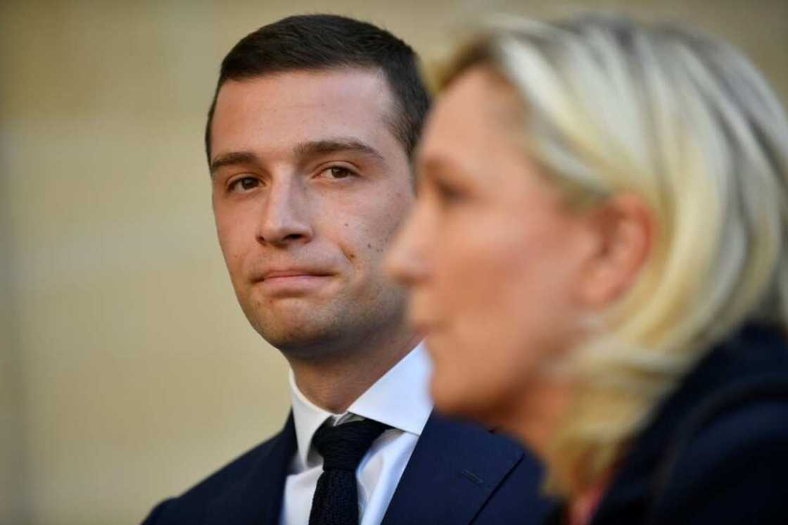 Jordan Bardella was promoted fast by Marine Le Pen, and was widely expected to succeed her Jordan Bardella was promoted fast by Marine Le Pen, and was widely expected to succeed her