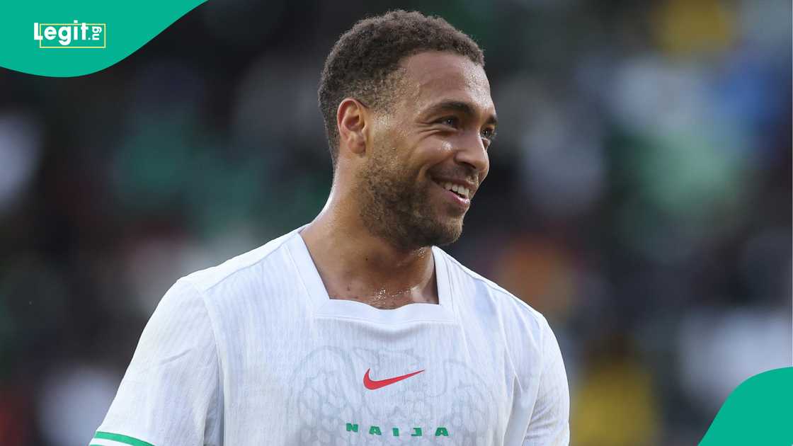 Cyriel Dessers, Super Eagles, Nigeria, Black Stars, Ghana, Gtech Community Stadium, Brentford, London, England, Unity Cup. Cyriel Dessers, Super Eagles, Nigeria, Black Stars, Ghana, Gtech Community Stadium, Brentford, London, England, Unity Cup.