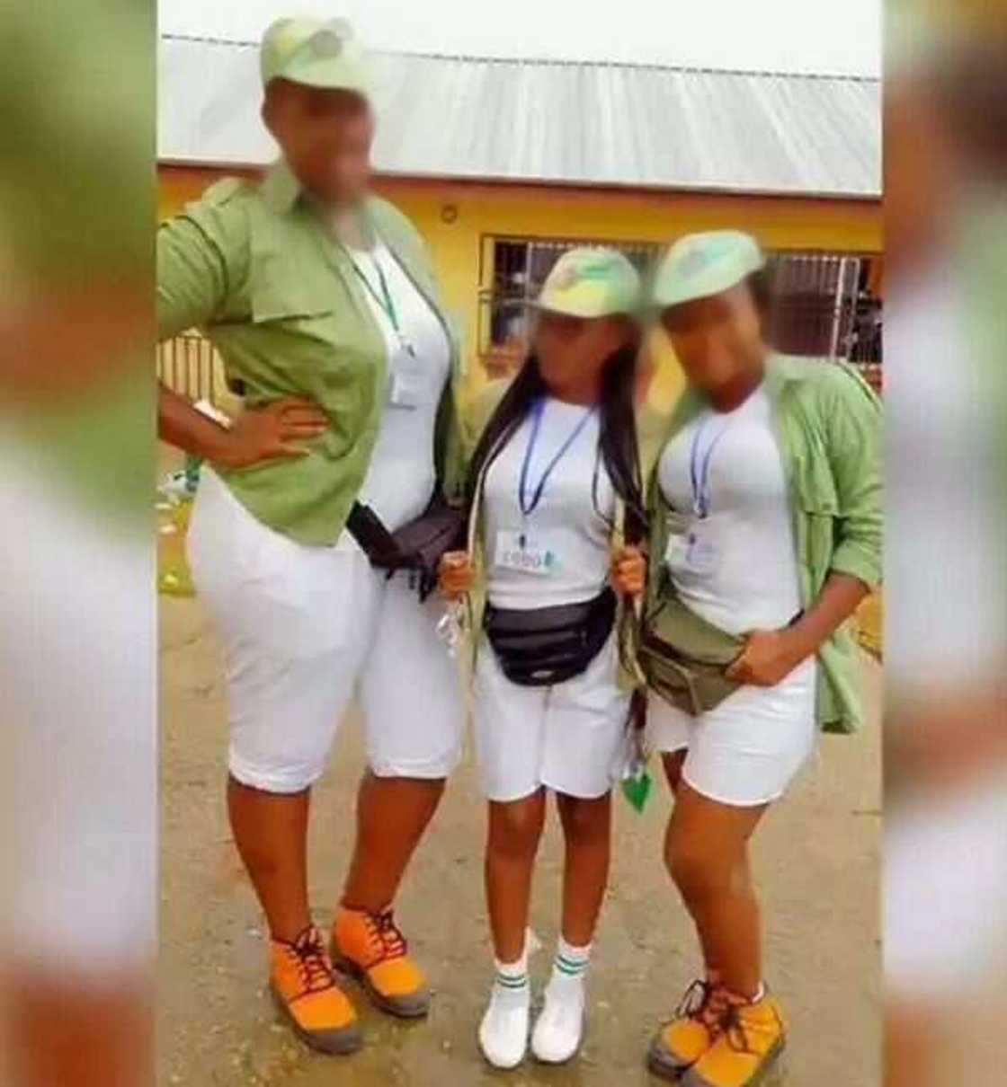 The tallest corper woman in Nigeria The tallest corper woman in Nigeria