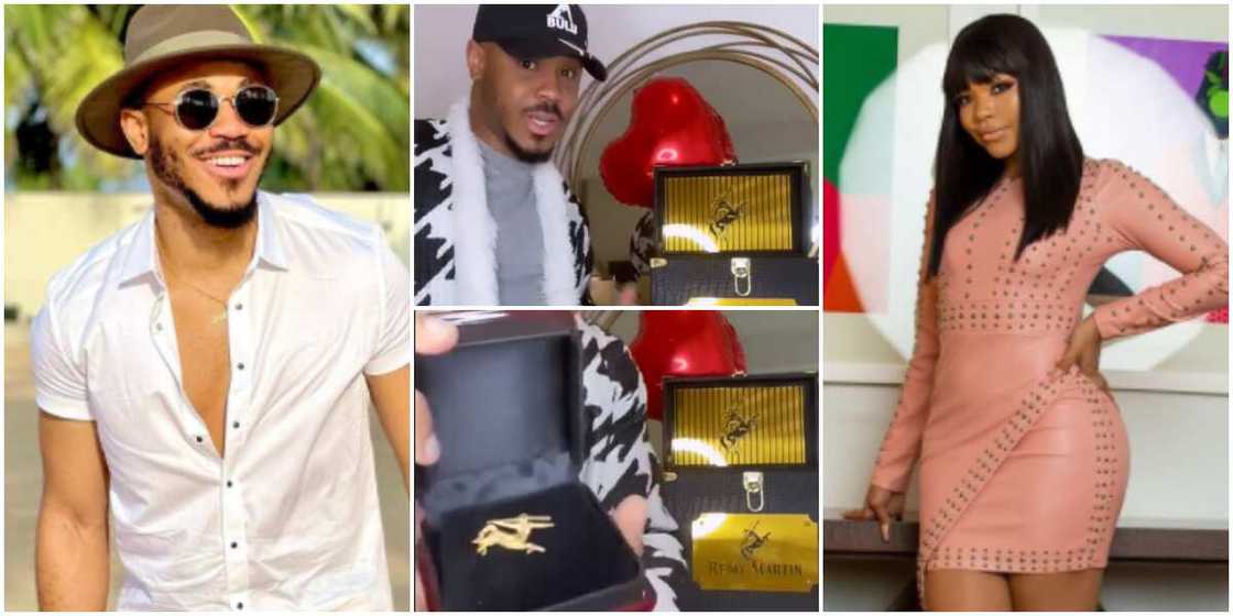 BBNaija's Ozo receives Valentine's day gift from Nengi, reveals content of the package