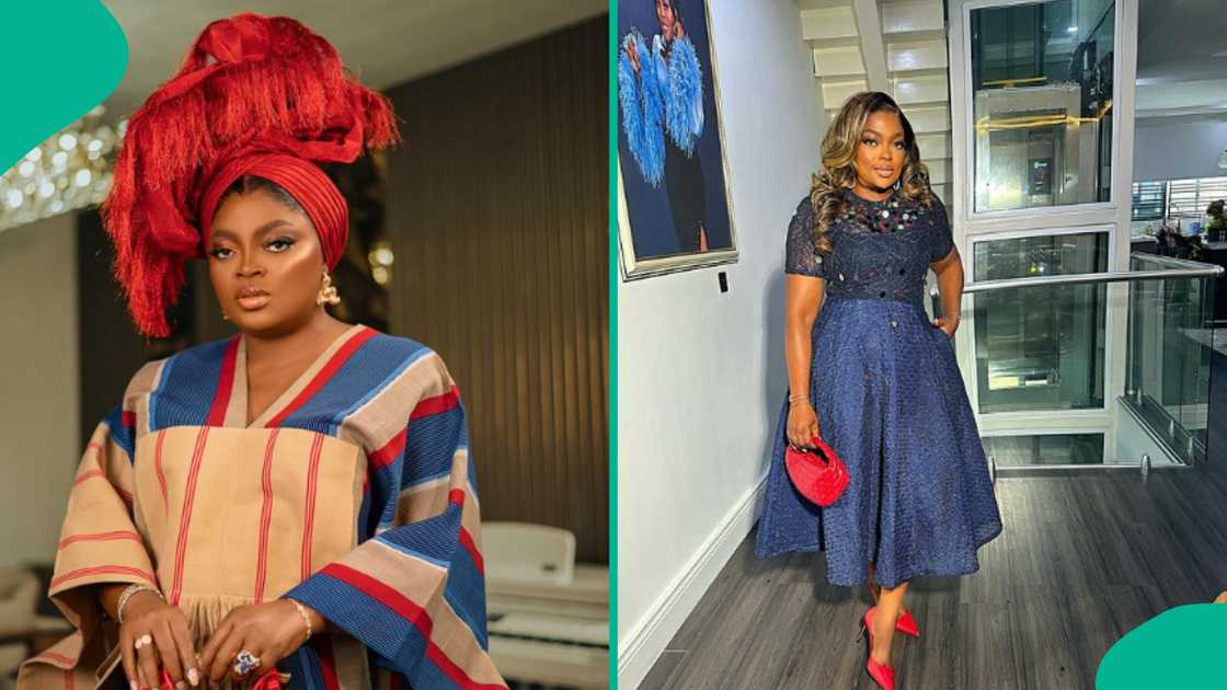 Funke Akindele in different attire