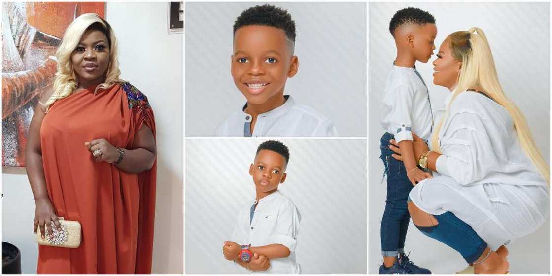 Bimbo Thomas celebrates son's 5th birthday.