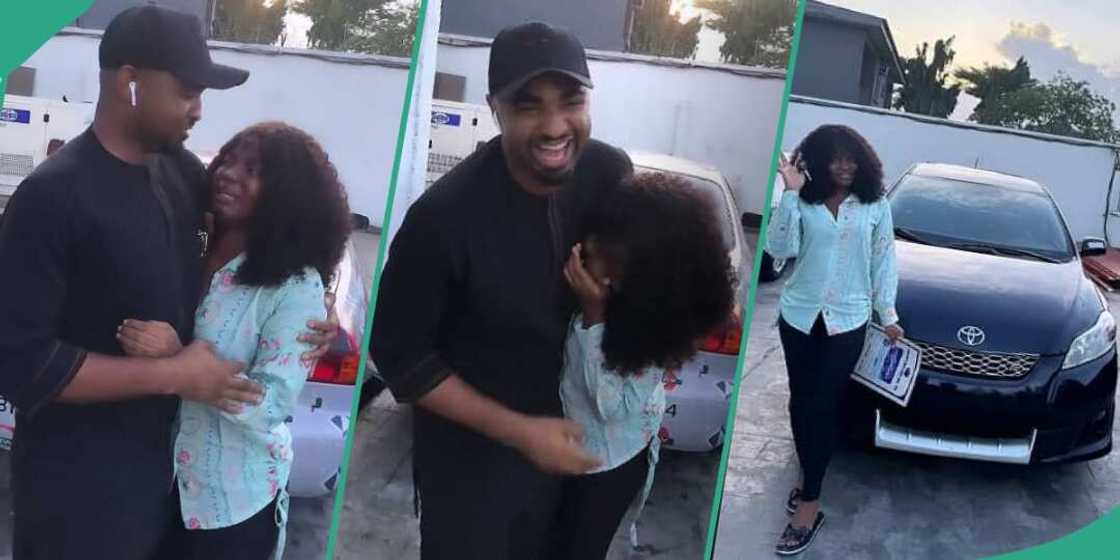 Mixed reactions as Nigerian boss buys car for female employee Mixed reactions as Nigerian boss buys car for female employee
