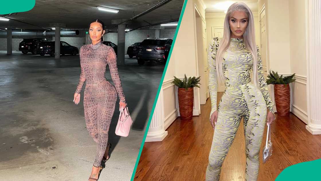 Yodit Yemane is seen in animal-print jumpsuits Yodit Yemane is seen in animal-print jumpsuits
