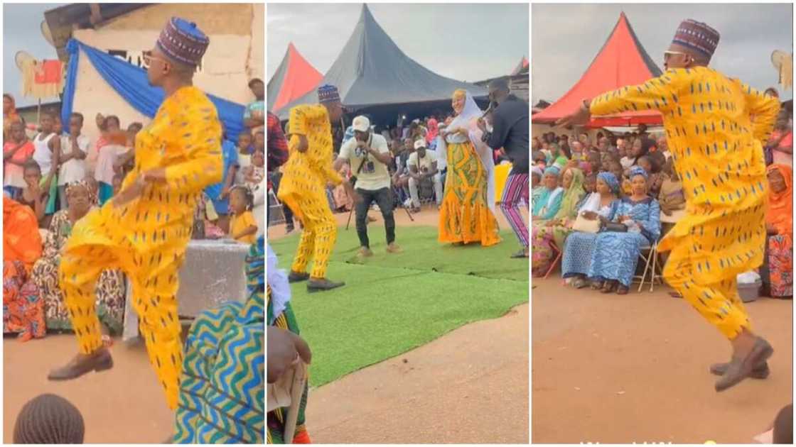 Wedding day goals/Groom danced with energy. Wedding day goals/Groom danced with energy.