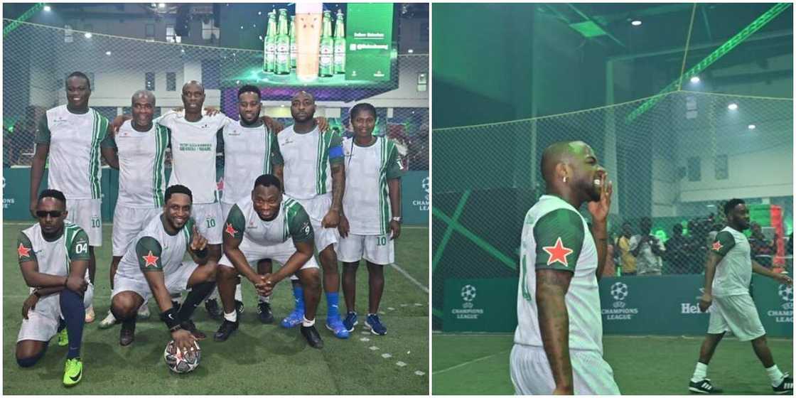 Davido, Jay Jay Okocha, Amokachi, Taribo, MI, Darey Alade, footballer