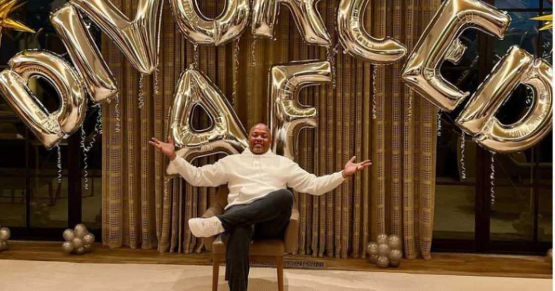 Dre Finalises Divorce and Celebrates with “Divorced AF” Balloons