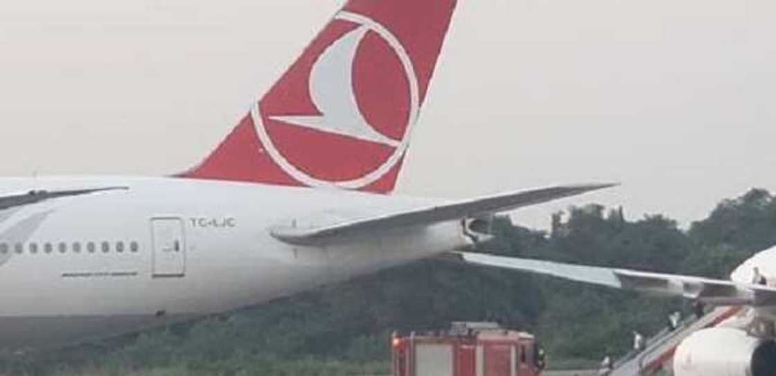 Hotuna: Jiragen sama biyu sun yi karo a filin jirgin sama na Murtala Muhammed Hotuna: Jiragen sama biyu sun yi karo a filin jirgin sama na Murtala Muhammed