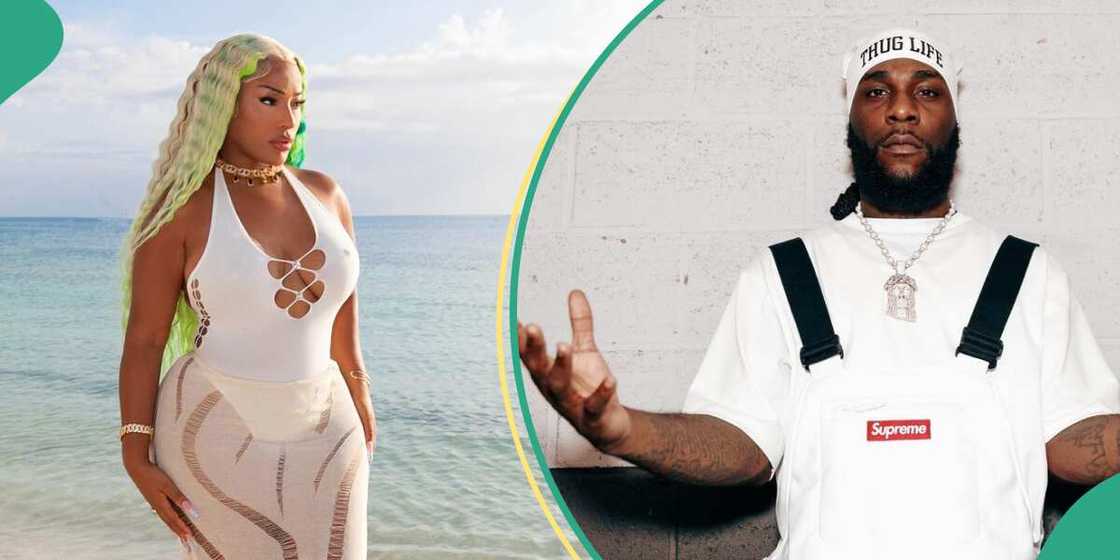 Stefflon Don opens up on how she met Burna Boy. Stefflon Don opens up on how she met Burna Boy.