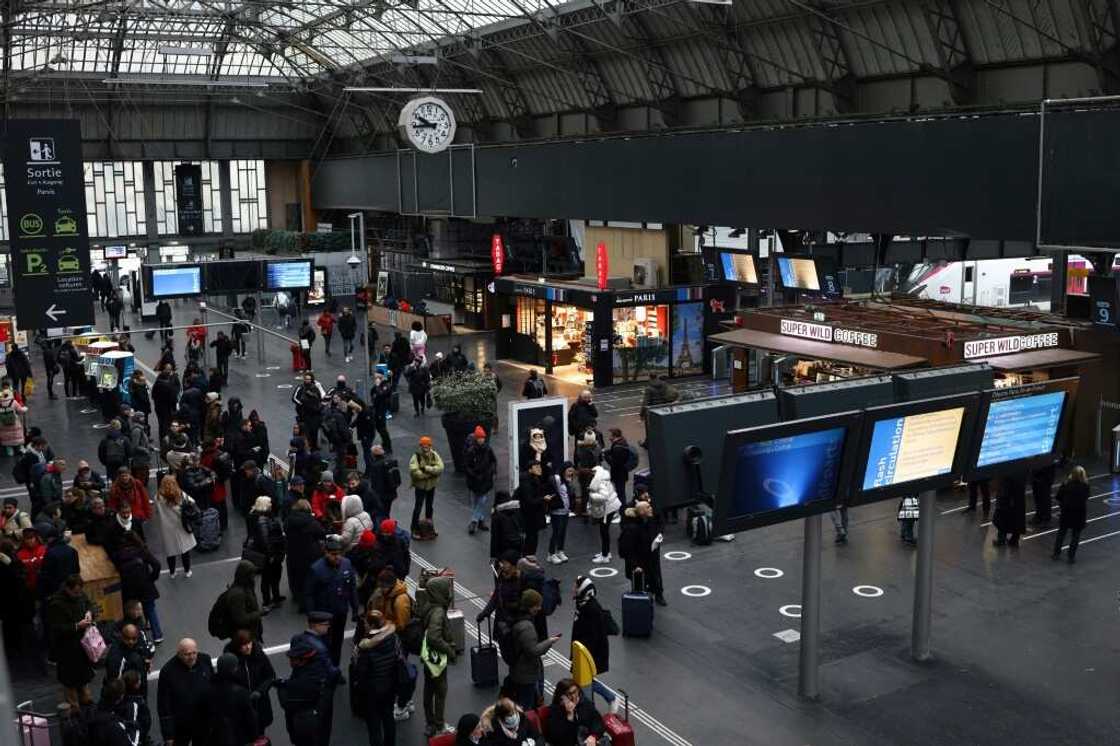 All traffic from the station, which serves Germany, eastern France and is a key local train commuter hub, was cut for the entire day