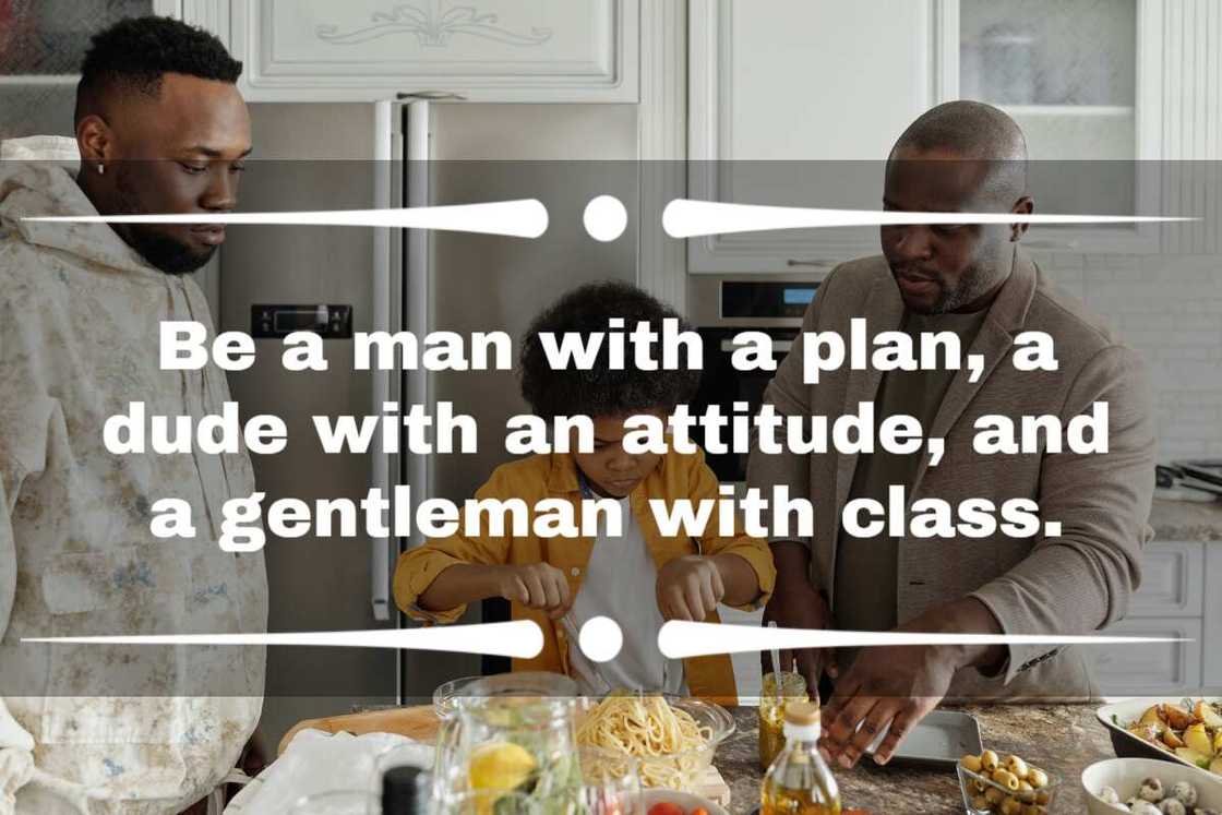 Being a good man quotes