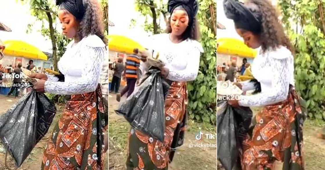 Lady dances at dad's funeral after receiving cash gift Lady dances at dad's funeral after receiving cash gift