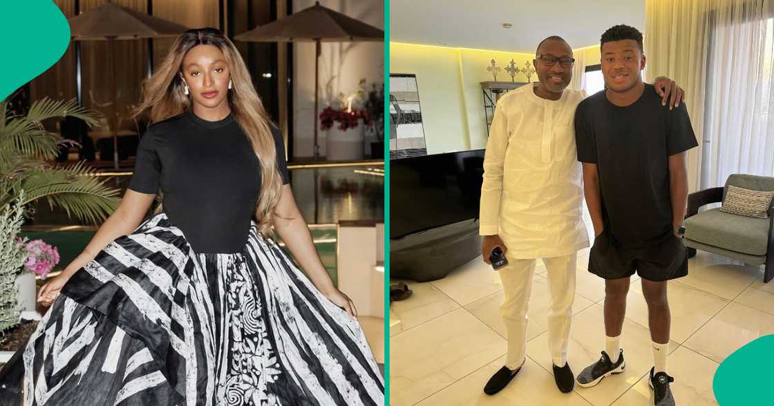 Femi Otedola, Cuppy celebtaes Fewa at 25. Femi Otedola, Cuppy celebtaes Fewa at 25.