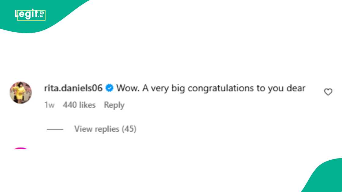 Rita Daniels reacts to Chika Ike's pregnancy. Rita Daniels reacts to Chika Ike's pregnancy.