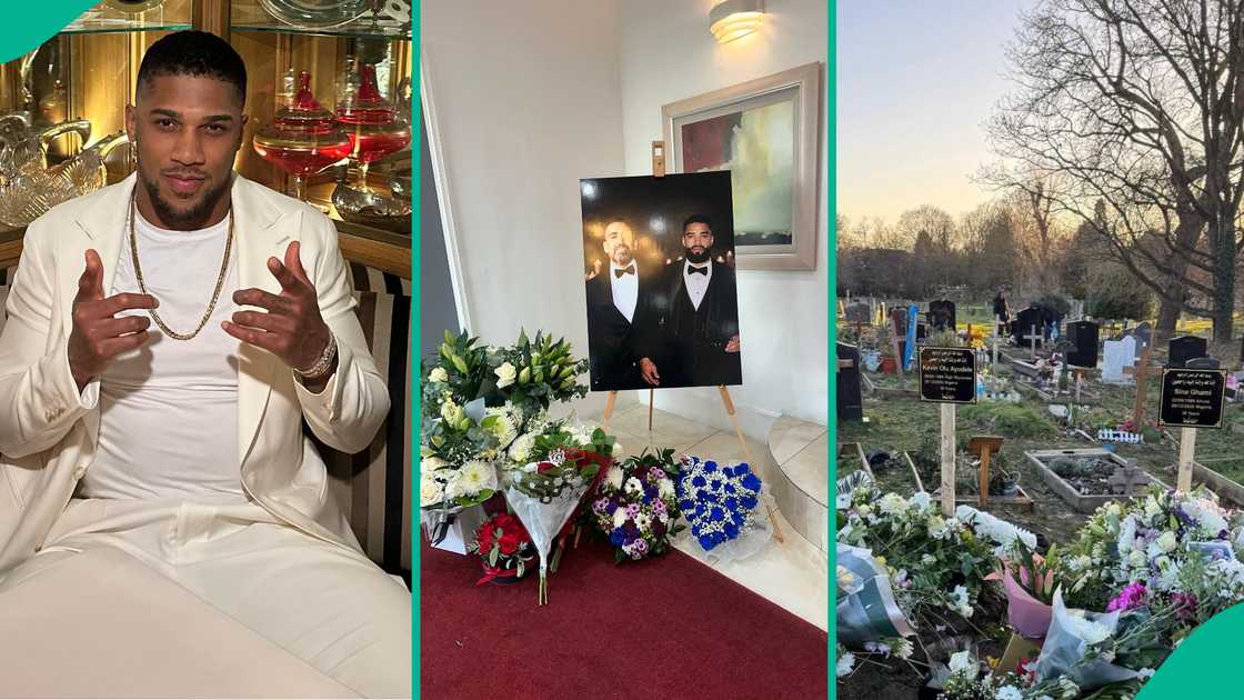 Anthony Joshua: Man Shares Deep Observation About Boxer’s Friends’ Graveside After Their Burial Anthony Joshua: Man Shares Deep Observation About Boxer’s Friends’ Graveside After Their Burial