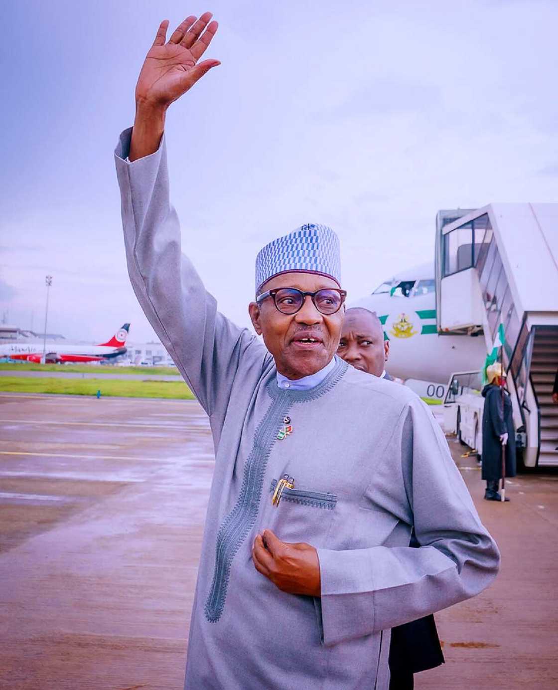 Buhari ya dawo daga Lisbon.