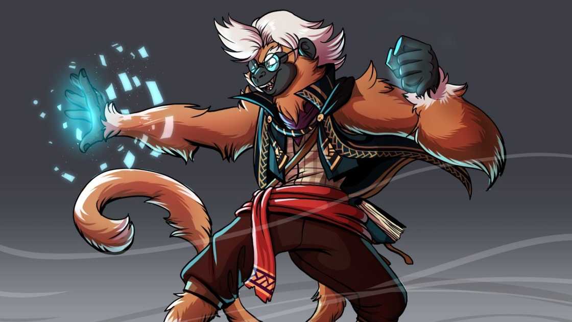 An illustration of Uriah, a DnD wizard character from the School of Invention or Transmutation performing a spell. An illustration of Uriah, a DnD wizard character from the School of Invention or Transmutation performing a spell.