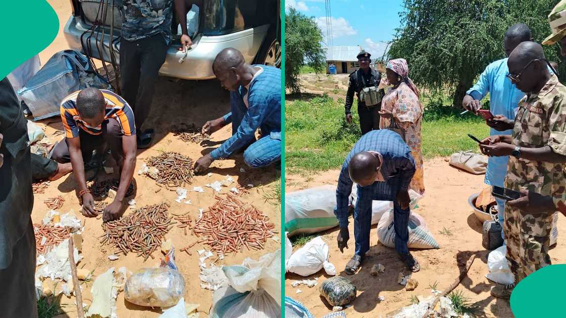 Wajen da sojoji suka kama tarin harsahi a iyakar Gombe da Yobe