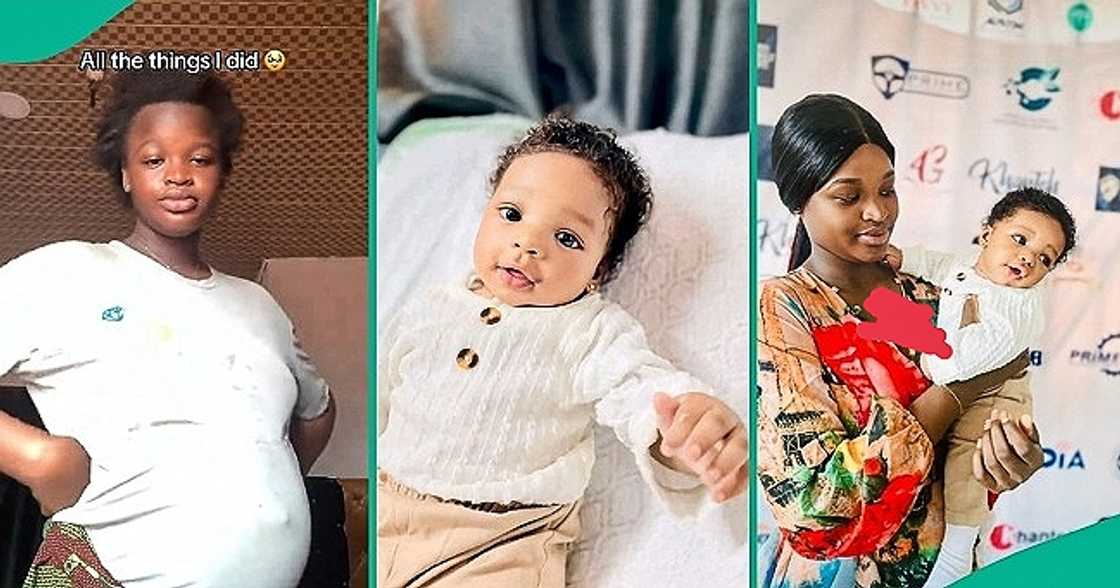 Nigerian baby goes viral because of her beauty Nigerian baby goes viral because of her beauty