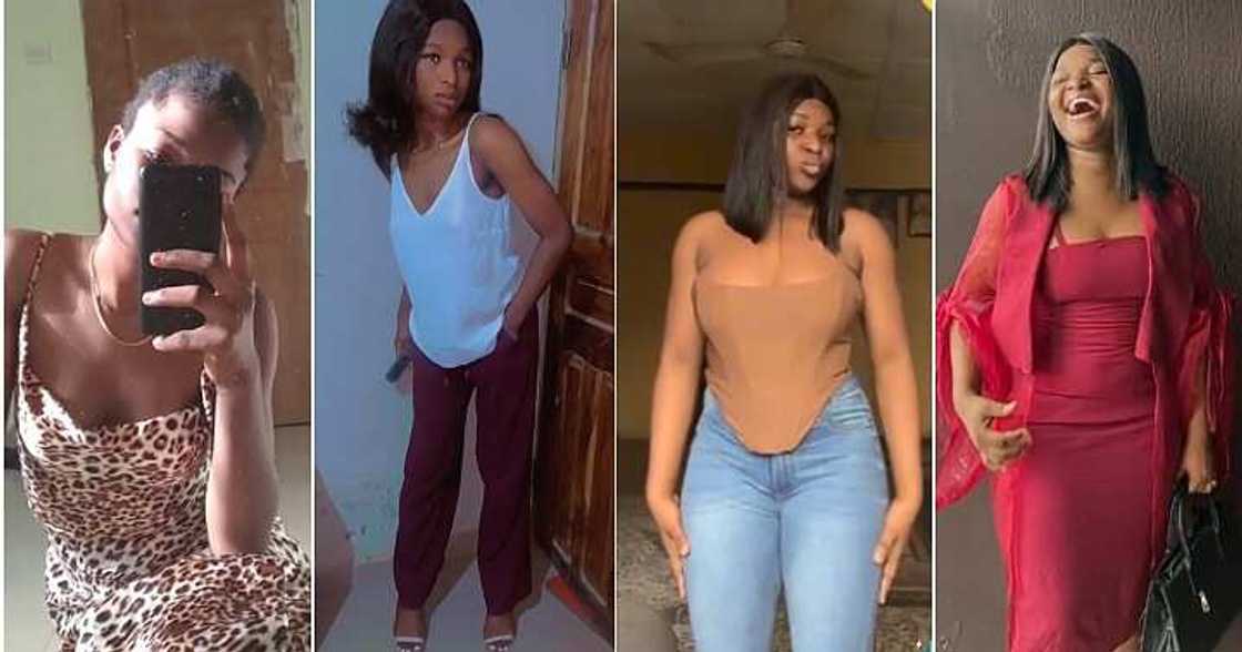 Lady shows off transformation, weight gain