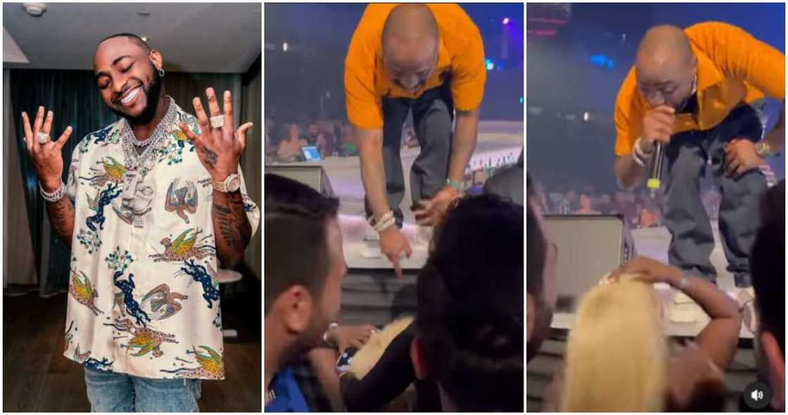 Fans shares microphone with Bobrisky Fans shares microphone with Bobrisky