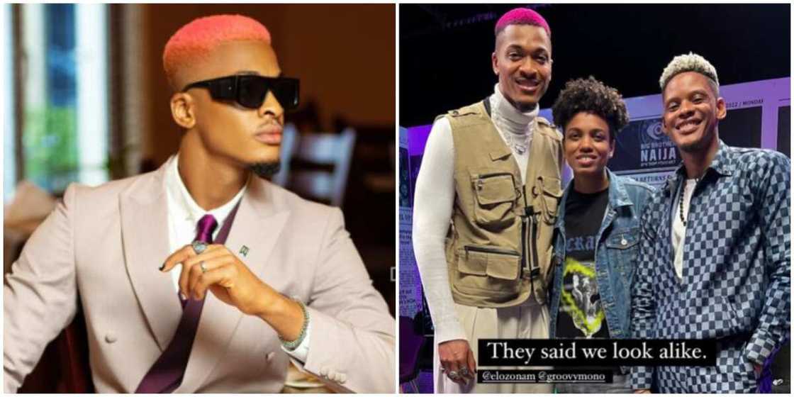 BBNaija's Groovy, Elozonam and Adaora Lumina BBNaija's Groovy, Elozonam and Adaora Lumina