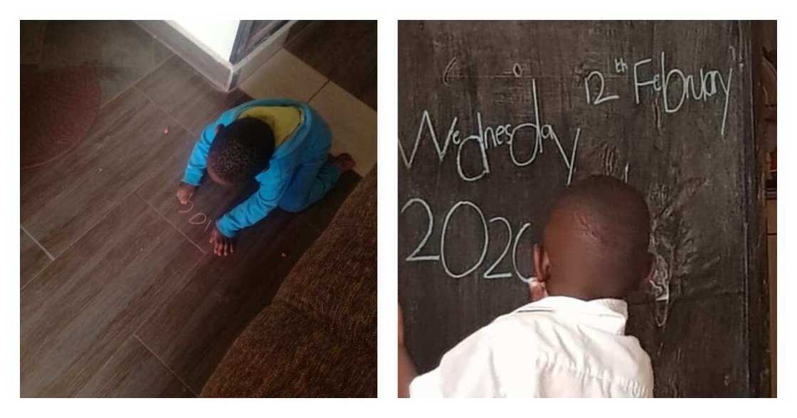 Kodjoe Mwobie: 5-year-old with photographic memory writes alphabets from 6 languages Kodjoe Mwobie: 5-year-old with photographic memory writes alphabets from 6 languages
