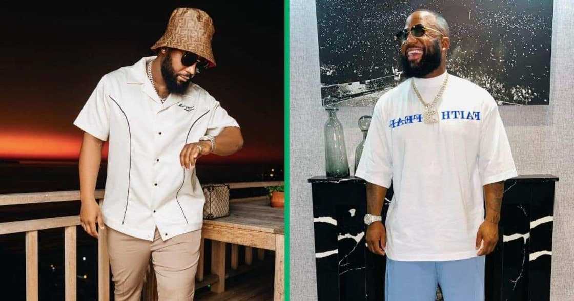 Cassper Nyovest invites his family for thanks giving