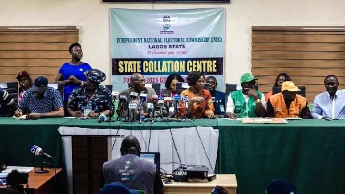 Lagos INEC collation centre/2023 Governorship Elections Results Lagos INEC collation centre/2023 Governorship Elections Results