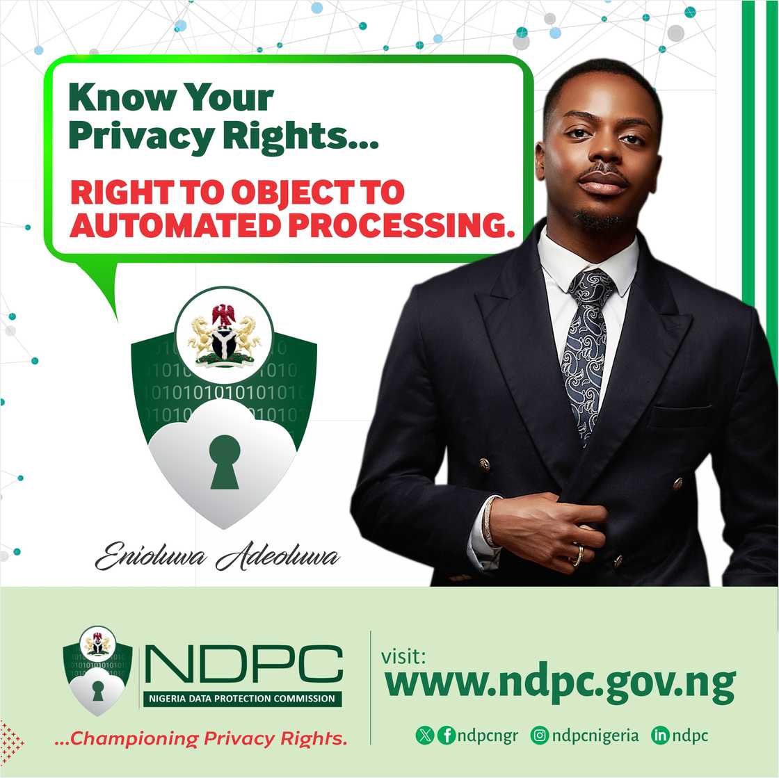 NDPC: Know your data rights, safeguard your privacy NDPC: Know your data rights, safeguard your privacy