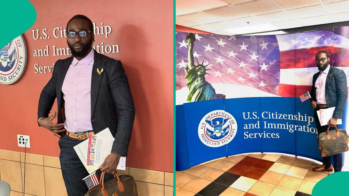 Actor Gbenro Ajibade becomes American citizen.