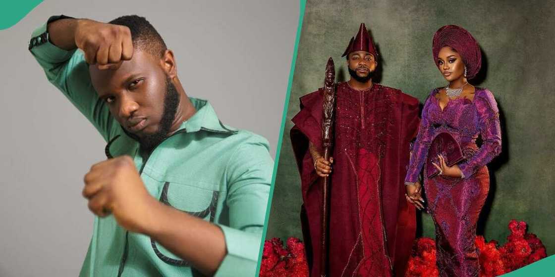 Davido, Chioma, and Dee One Davido, Chioma, and Dee One