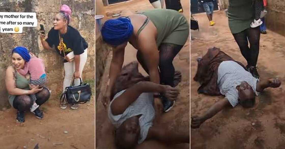 Nigerian mum reunites with daughter Nigerian mum reunites with daughter
