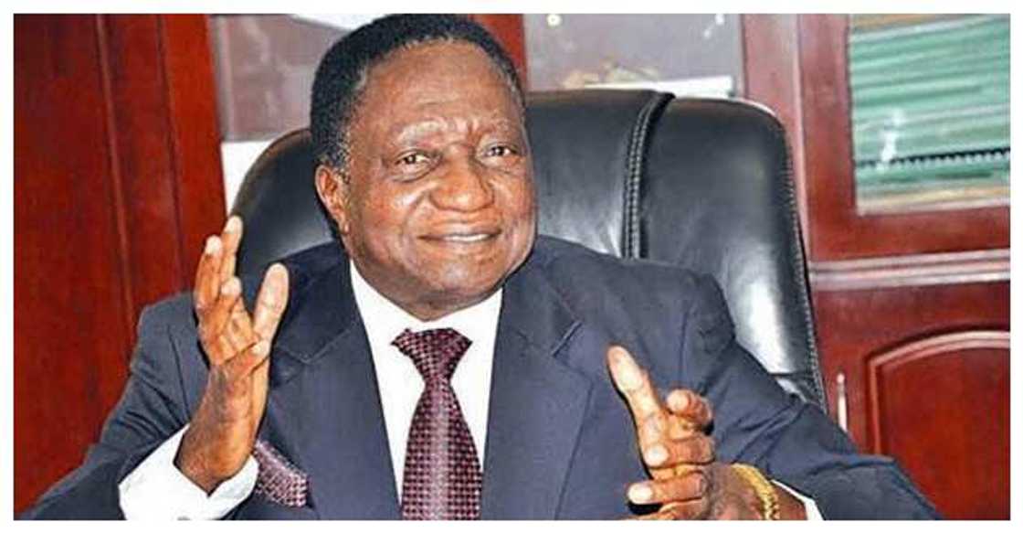 Prof. Ojerinde before he was remanded Prof. Ojerinde before he was remanded