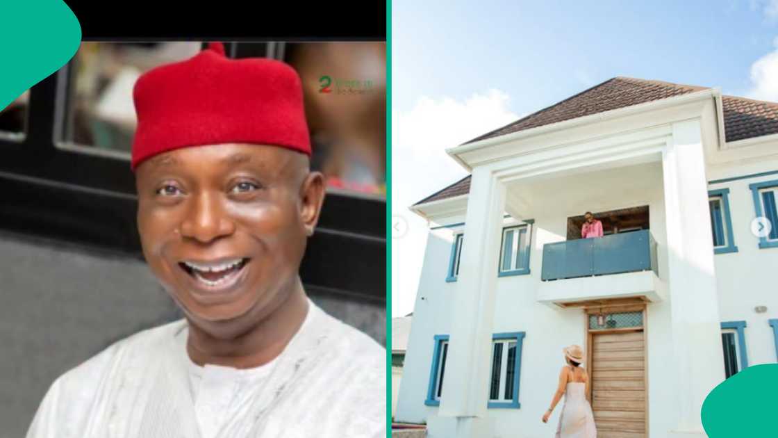 Ned Nwoko's wife buys a house.