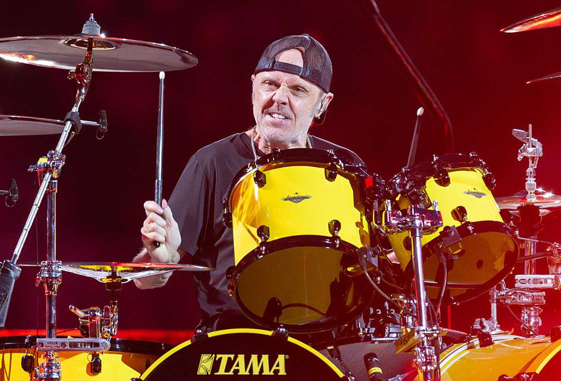 Lars Ulrich performs at a concert in California Lars Ulrich performs at a concert in California