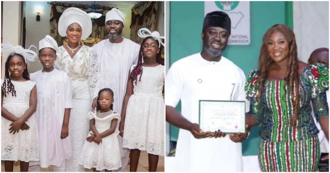 Mercy Johnson with husband and children, Mercy Johnson and husband Prince Okojie Mercy Johnson with husband and children, Mercy Johnson and husband Prince Okojie