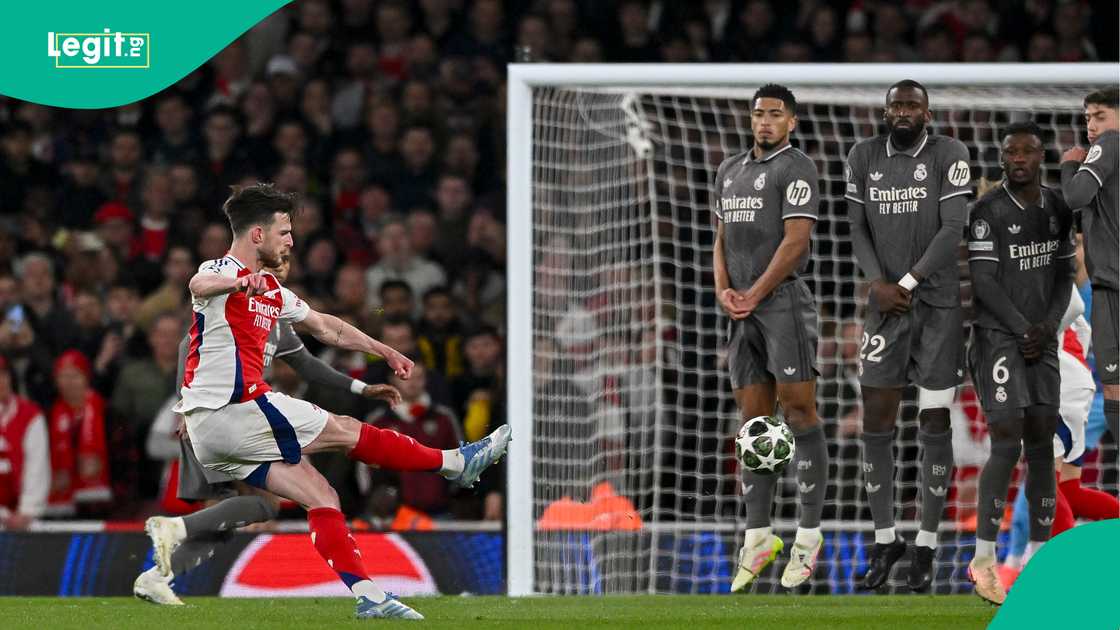 Declan Rice nets brace against Real Madrid Declan Rice nets brace against Real Madrid