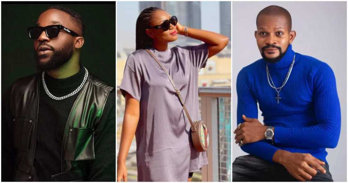 Iyanya, Yvonne Nelson and Uche Maduagwu Iyanya, Yvonne Nelson and Uche Maduagwu