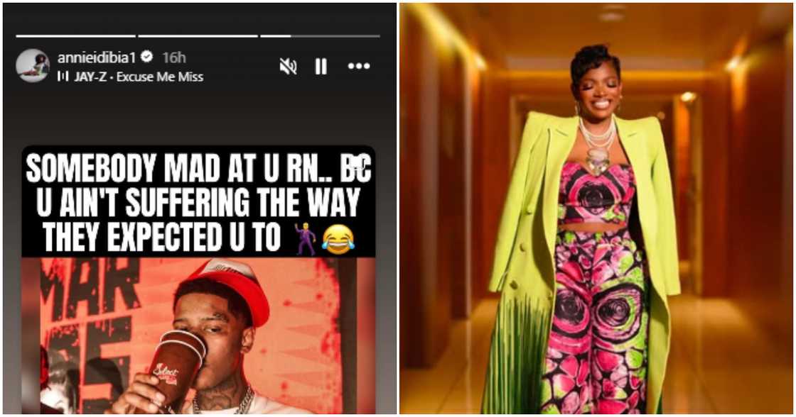 Annie Idibia drops cryptic post on how some people want her to be after divorce versus her return Annie Idibia drops cryptic post on how some people want her to be after divorce versus her return