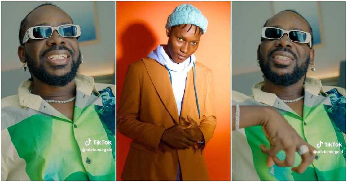 Photos of Adekunle Gold and Zinoleesky Photos of Adekunle Gold and Zinoleesky