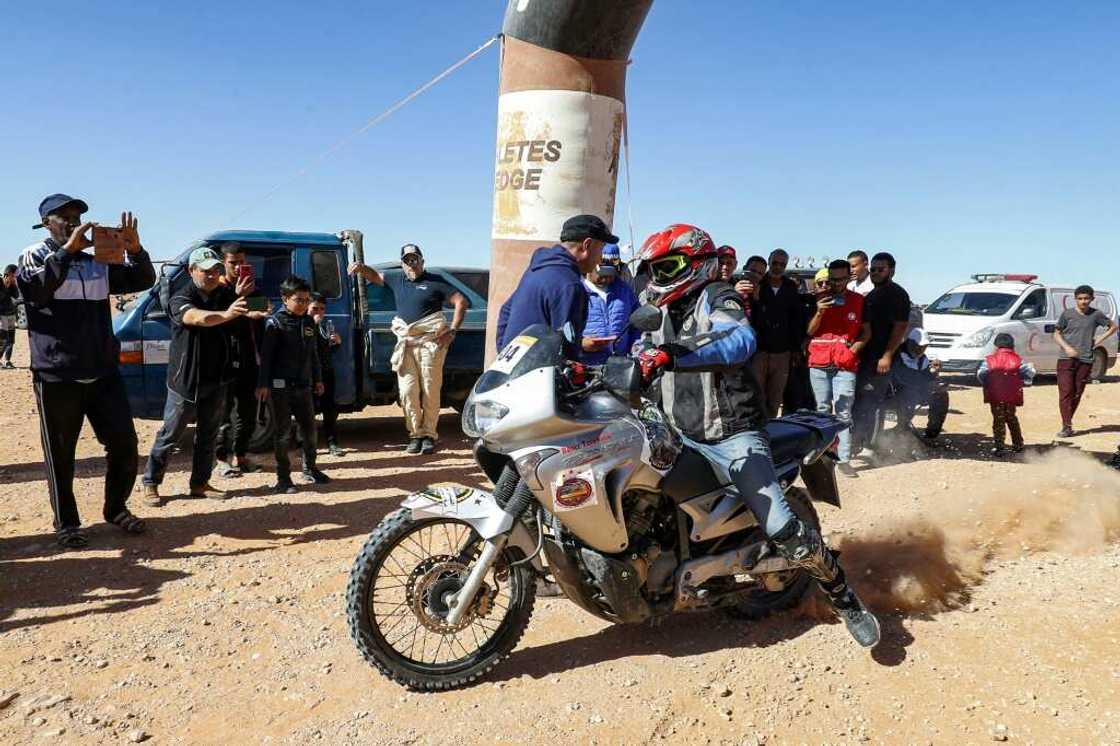 The rally's name stems from the vast territory at the heart of Libya's portion of the Sahara, a stretch of tranquillity in a nation repeatedly engulfed by chaos since the fall of Moamer Kadhafi in 2011 The rally's name stems from the vast territory at the heart of Libya's portion of the Sahara, a stretch of tranquillity in a nation repeatedly engulfed by chaos since the fall of Moamer Kadhafi in 2011