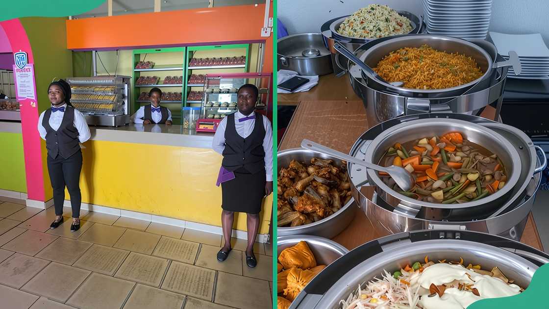 Nibbles Kitchen & Bakery's staff posing for a photo at the counter, and Nibbles Kitchen & Bakery's menu options Nibbles Kitchen & Bakery's staff posing for a photo at the counter, and Nibbles Kitchen & Bakery's menu options