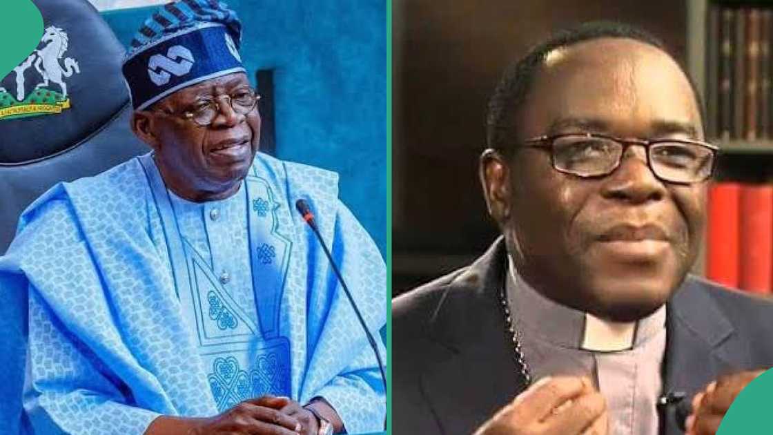 The presidency has said that Bishop Kukah's claim that President Bola Tinubu did not sign the peace accord ahead of 2023 presidential election The presidency has said that Bishop Kukah's claim that President Bola Tinubu did not sign the peace accord ahead of 2023 presidential election
